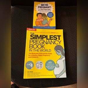 The Simplest Pregnancy Book & We’re pregnant. First time dad handbook.